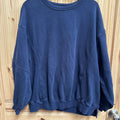 AERIE NAVY CREW SWEATSHIRT S