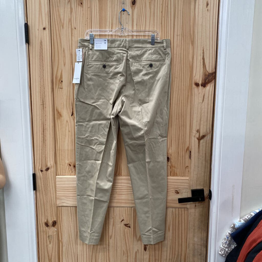 MENS GOODFELLOW & CO. BEIGE PANTS 34X32 NWT