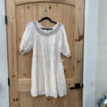 WOMENS OLD NAVY CREAM/BLK DRESS M NWT