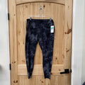 WOMENS NIKE LEGGINGS BLK/GREY XL NWT