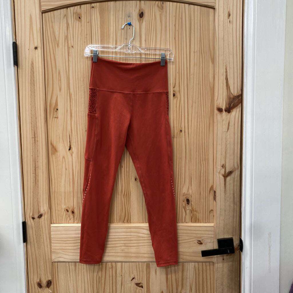 WOMENS ZYIA LEGGINGS BURNT ORANGE 4