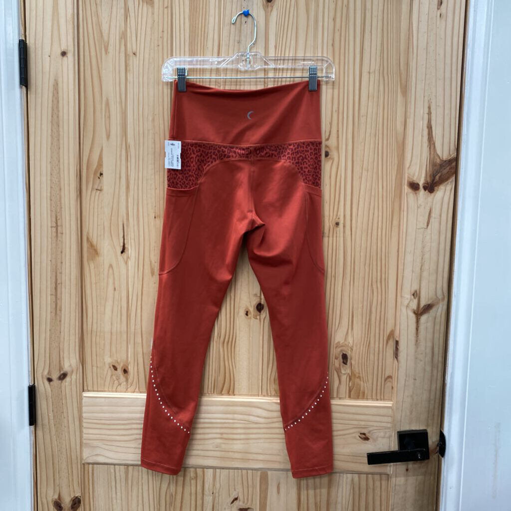 WOMENS ZYIA LEGGINGS BURNT ORANGE 4