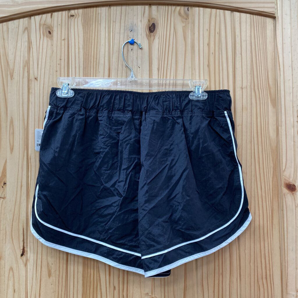 WOMENS FREE PEOPLE MOVEMENT SHORTS BLK/WHITE XL NWT