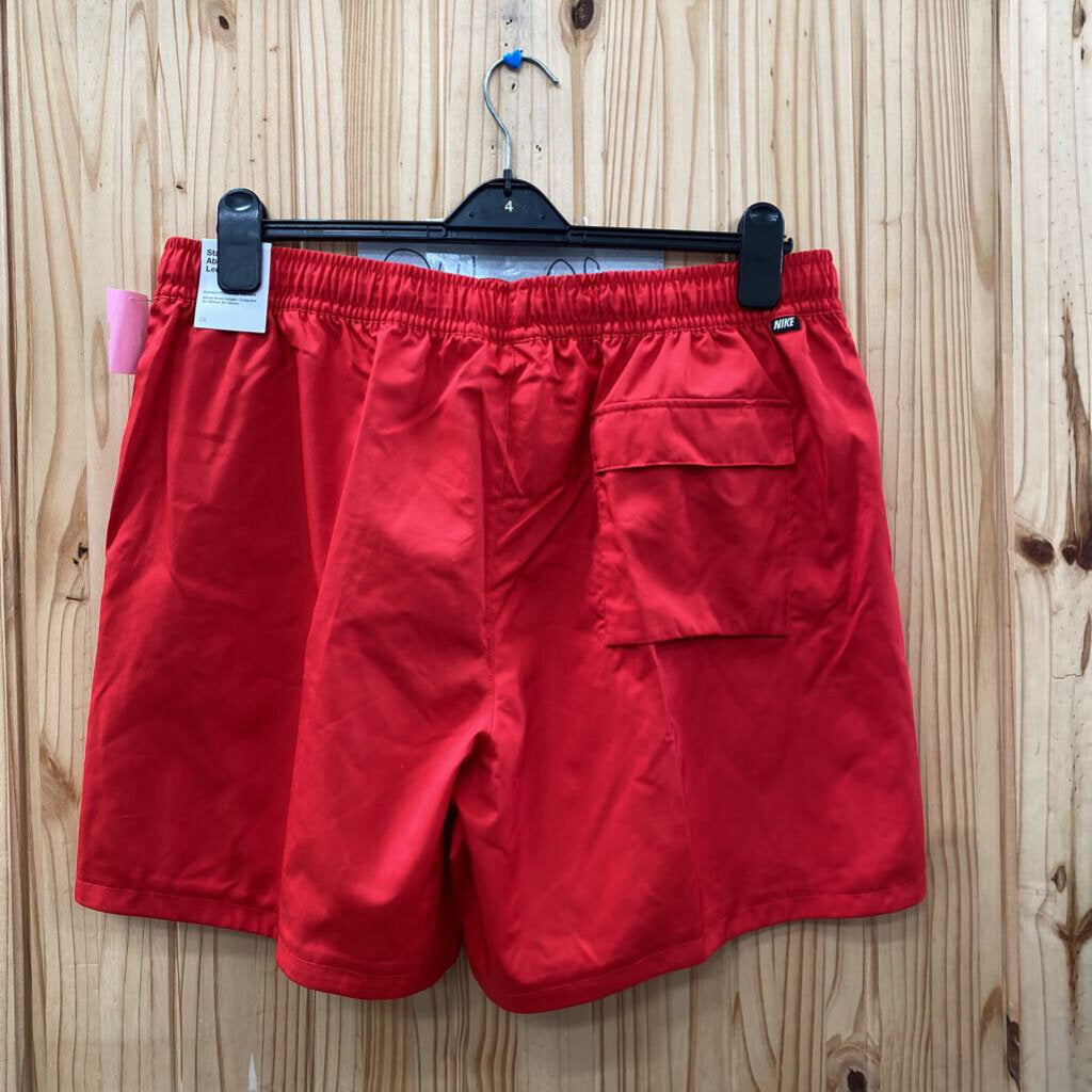 MENS NIKE SHORTS RED/WHITE XXL NWT