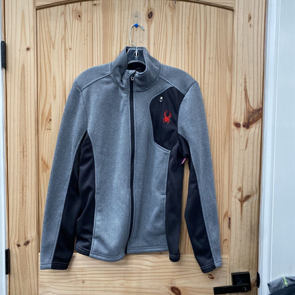 MENS SPYDER JACKET GREY/BLK S