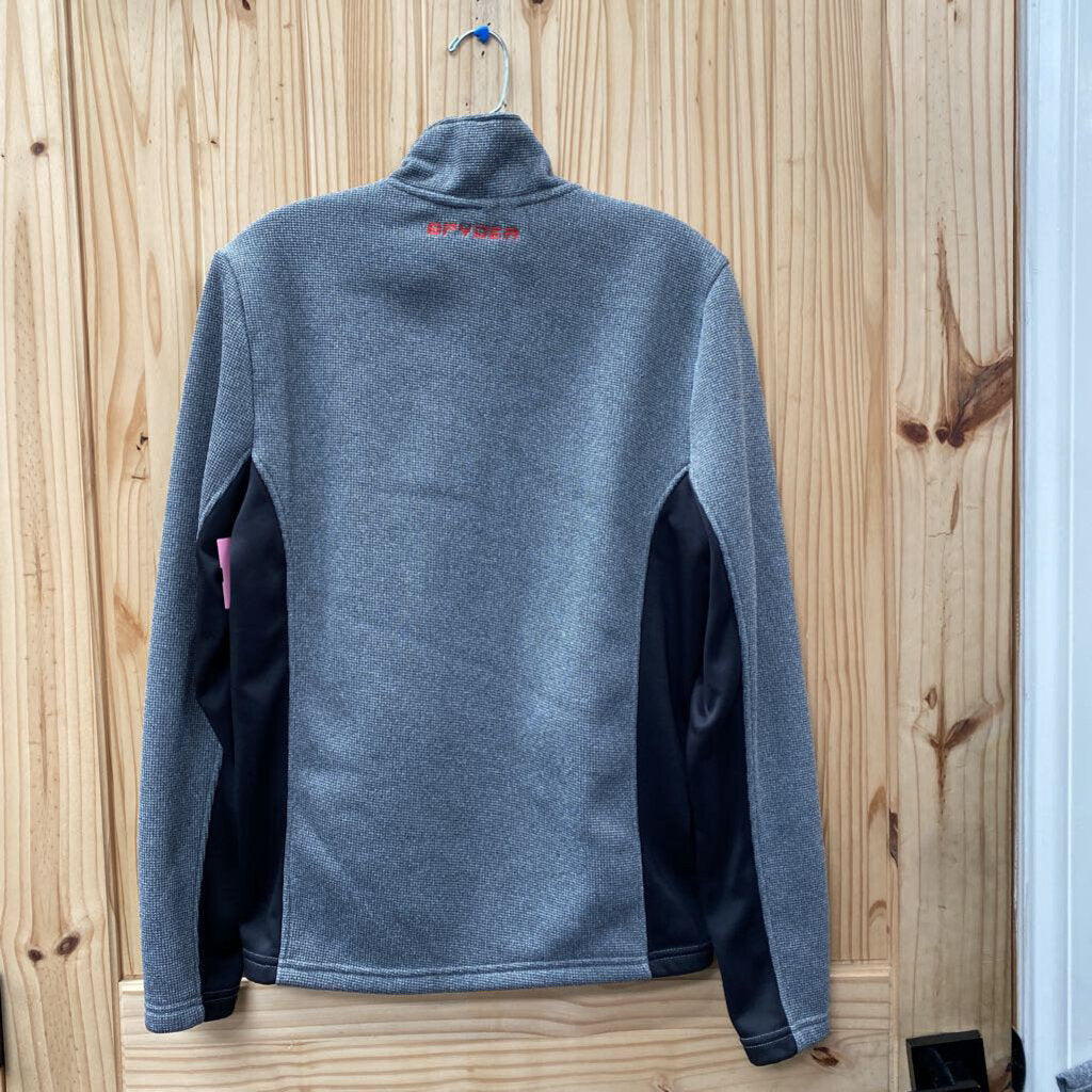 MENS SPYDER JACKET GREY/BLK S