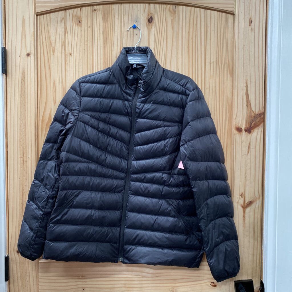 BOYS LANDS END BLK JACKET L 14/16