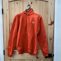 MENS ADIDAS ORANGE HOODIE L