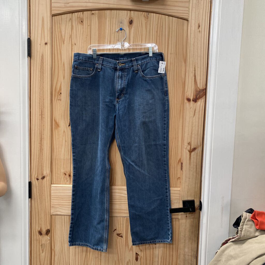 MENS CARHARTT DENIM JEANS 36X30