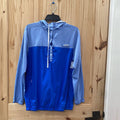 MENS COLUMBIA PFG BLUE PULLOVER M