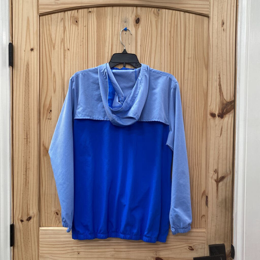 MENS COLUMBIA PFG BLUE PULLOVER M