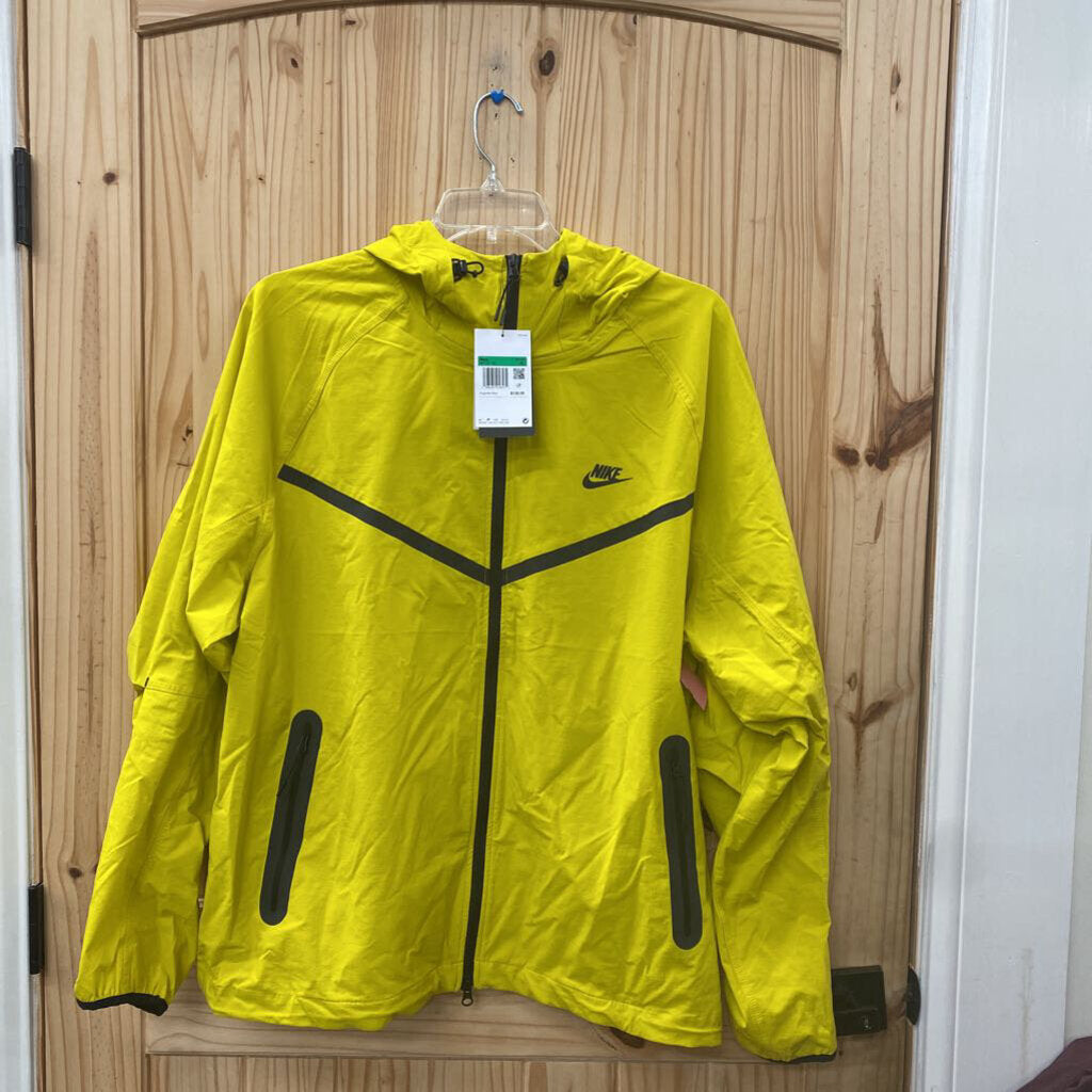 MENS YELLOW NIKE TECH JACKET XL NWT