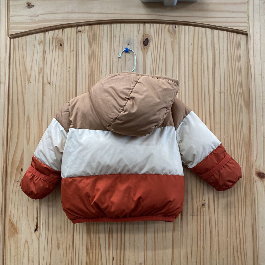 SWISS TECH JACKET TAUPE/LT BROWN/BURNT ORANGE 12M