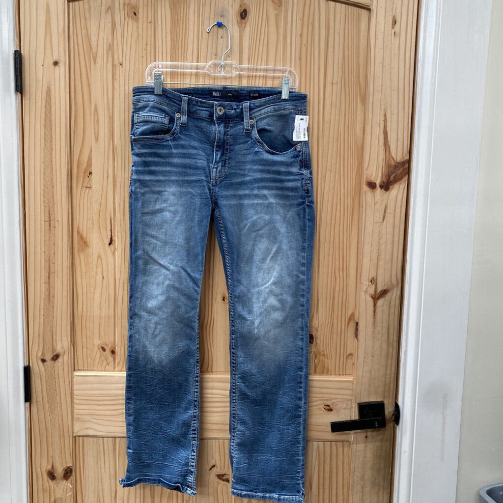 MENS BKE DENIM JEANS JAKE 33X30