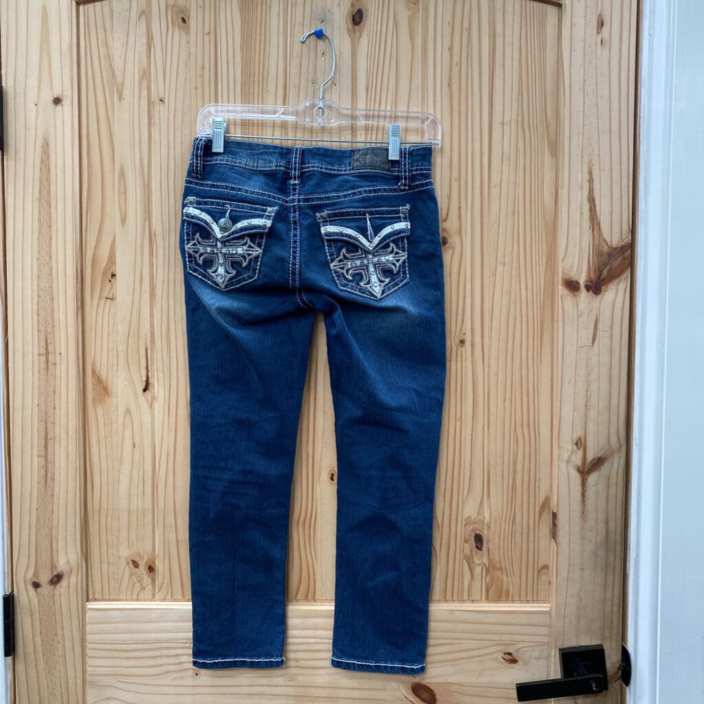 WOMENS ZCO JEANS DK DENIM 3