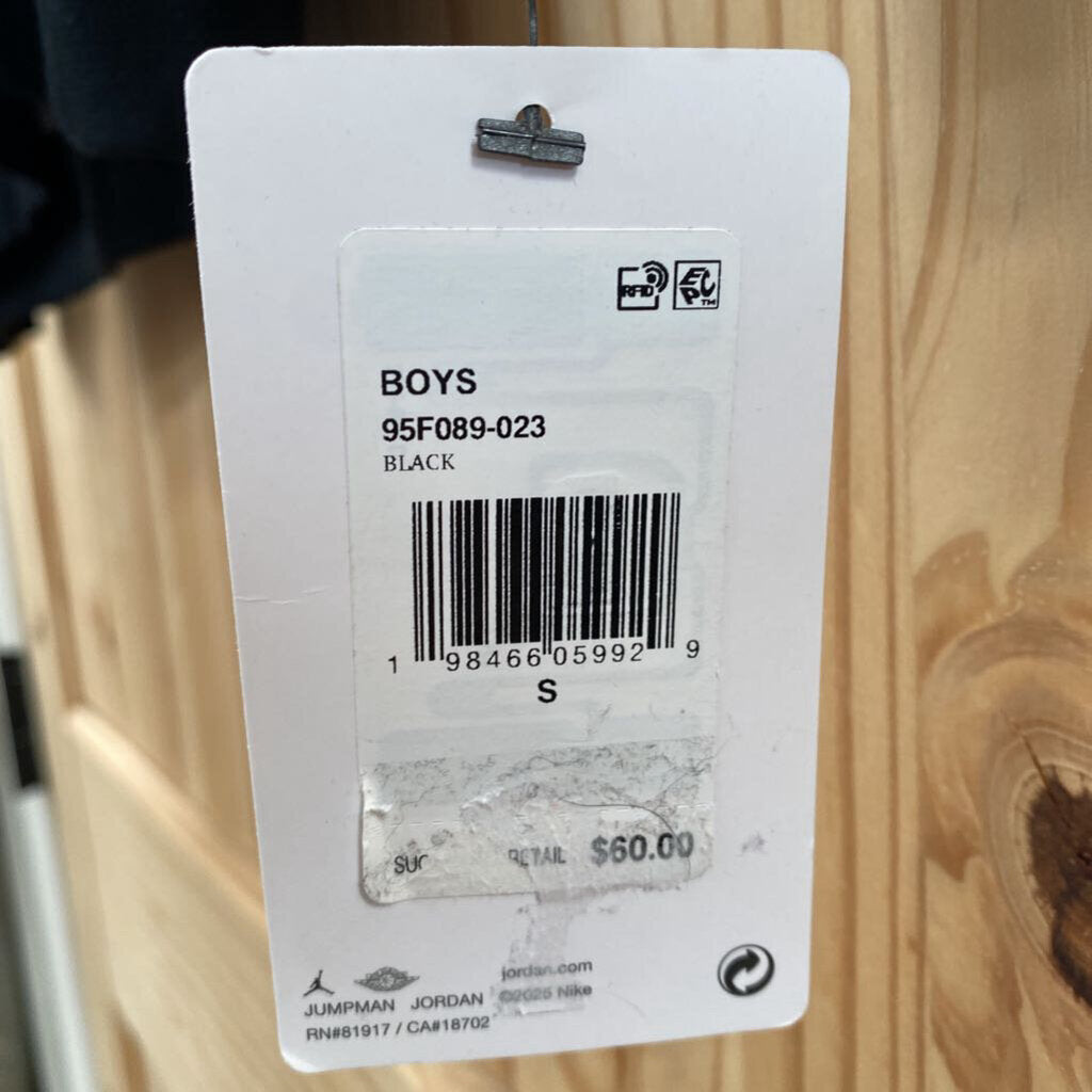 BOYS JORDAN HOODIE S 8 NWT