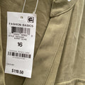 WOMENS INC SL OLIVE GREEN SL ROMPER 16 NWT