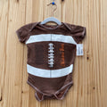 BOYS OKALHOMA STATE BROWN/WHITE/ORANGE ONESIE 18M
