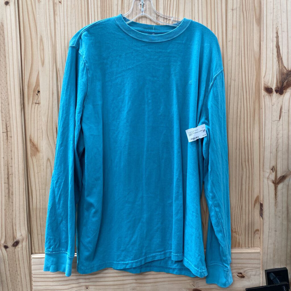 AMERICAN EAGLE LS GREEN SHIRT L
