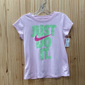 GIRLS NIKE JUST DO IT LT PINK SHIRT L 6X