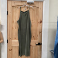 WOMENS OLD NAVY SL OLIVE GREEN DRESS 3X NWT