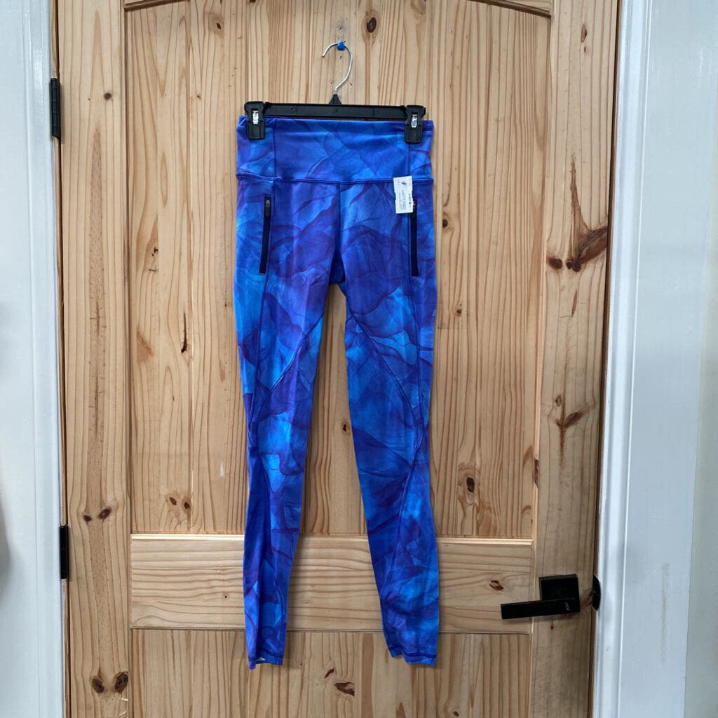 WOMENS LULULEMON LEGGINGS BLUE 4
