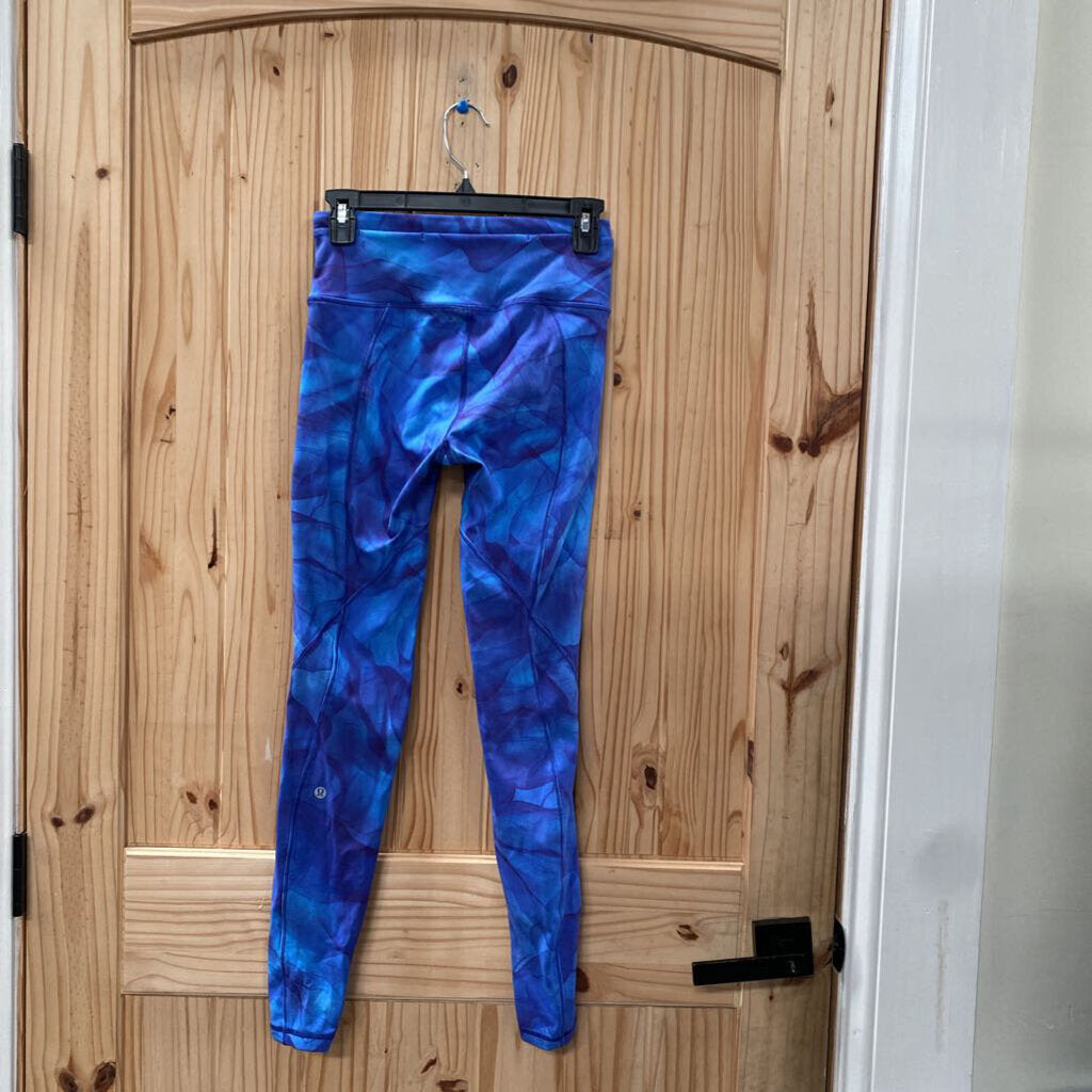 WOMENS LULULEMON LEGGINGS BLUE 4