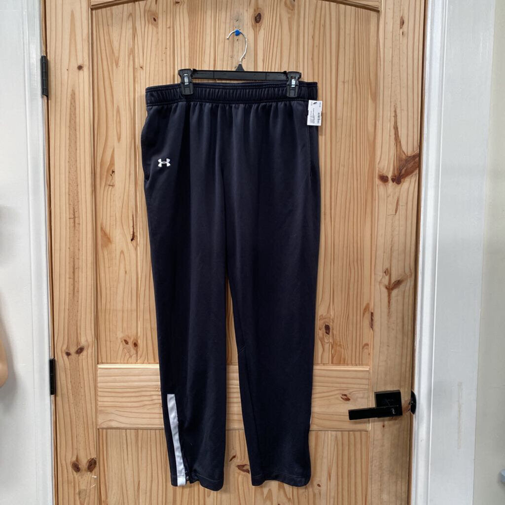 UNDER ARMOUR PANTS BLK/WHITE L