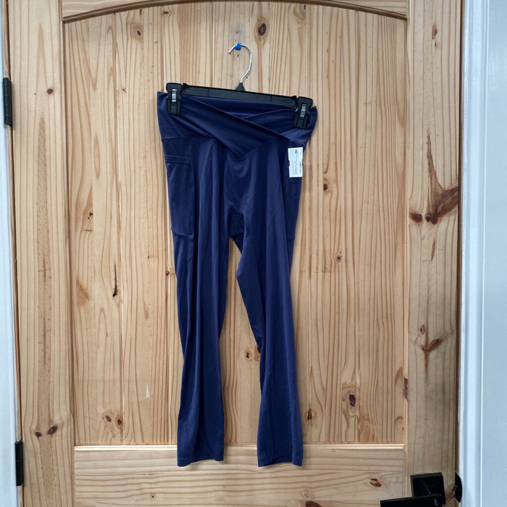 WOMENS HALARA LEGGINGS NAVY BLUE M