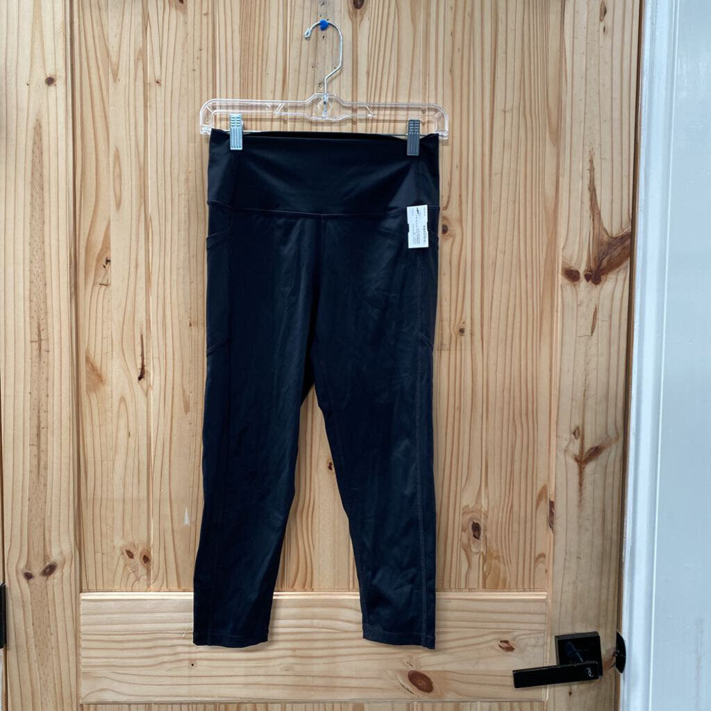 WOMENS ZYIA ACTIVE BLK LEGGINGS 8/10