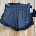 WOMENS NIKE RUNNING SHORTS DK GREY/BLK XS NWT