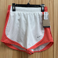WOMENS NIKE RUNNING SHORTS ORANGE/WHITE XS NWT