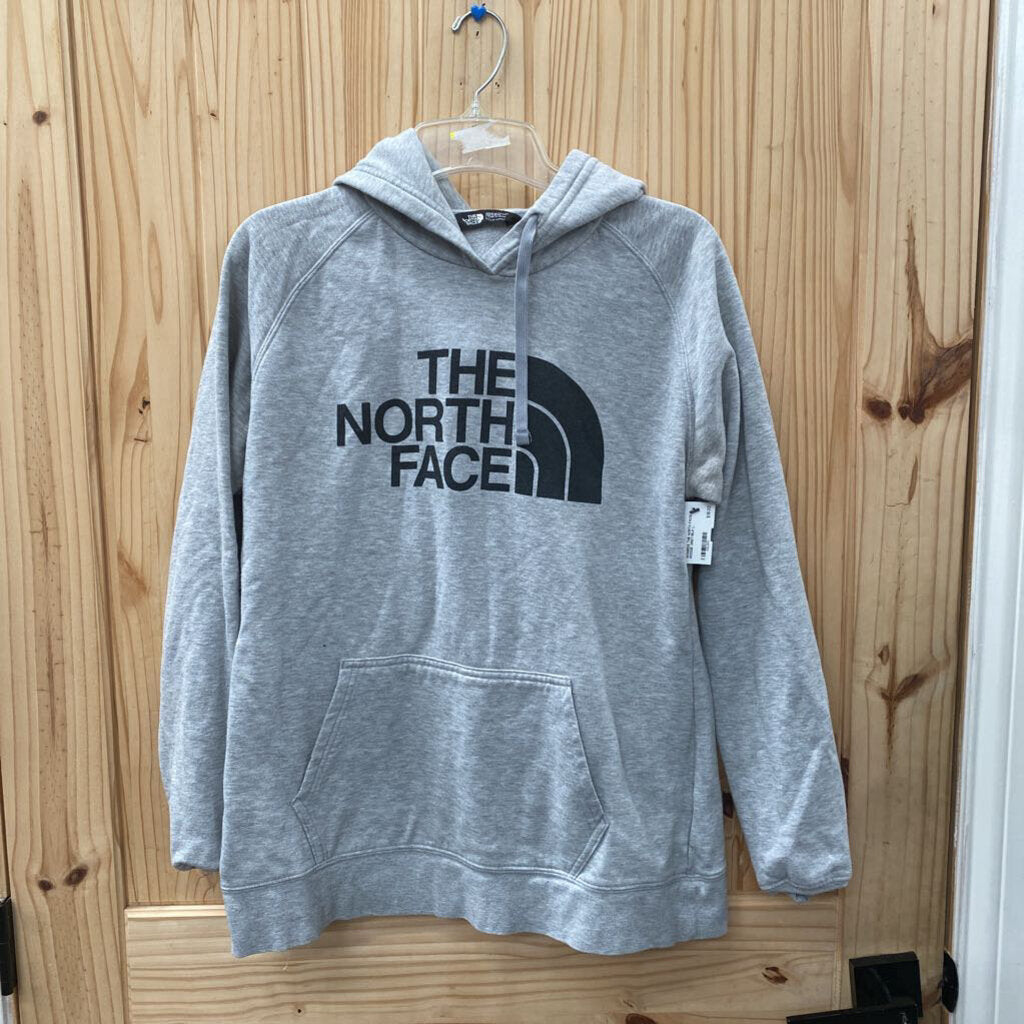 WOMENS THE NORTH FACE HOODIE GREY/BLK L