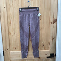 WOMENS VS PINK MAROON LEGGINGS S