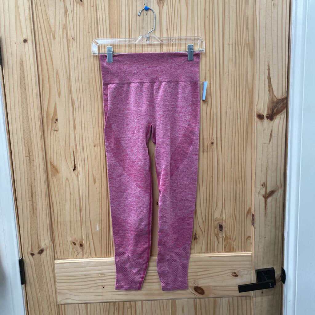 WOMENS VS PINK PINK DK PINK LEGGINGS S