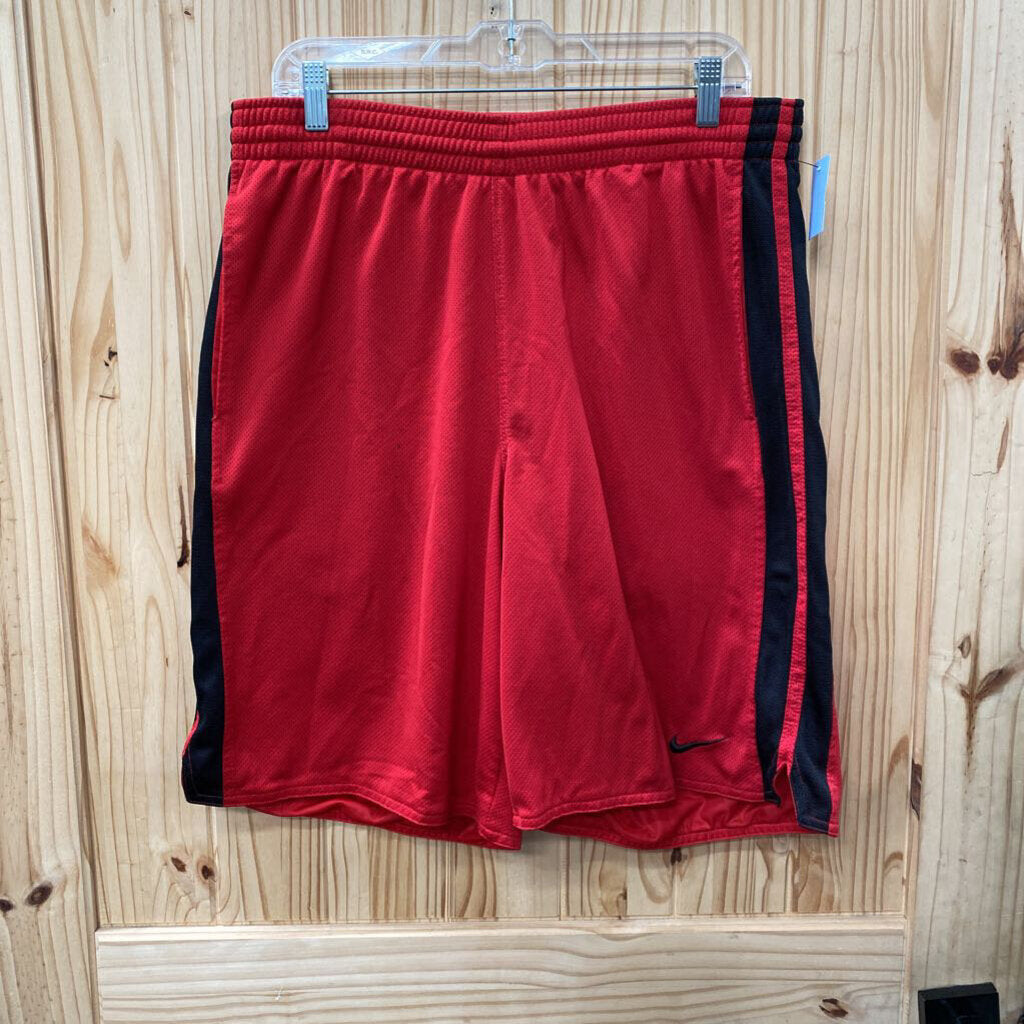 MENS NIKE SHORTS RED/BLK XL