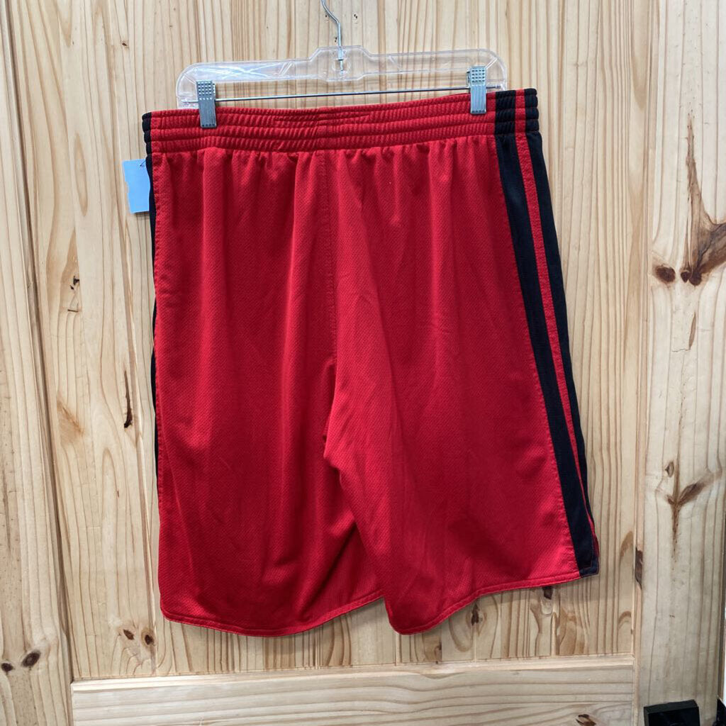 MENS NIKE SHORTS RED/BLK XL