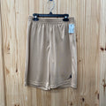 BOYS JORDAN SHORTS TAN/BLK L 12