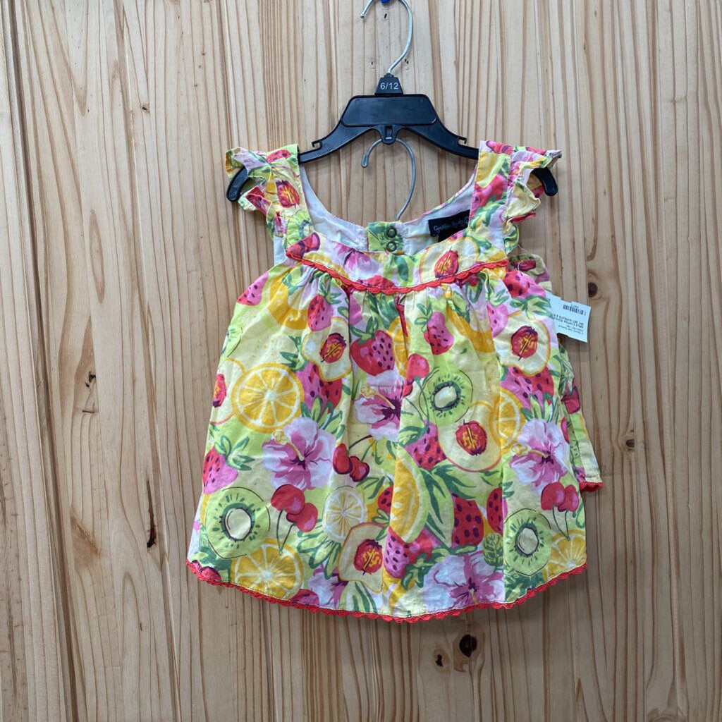 GIRLS CYNTHIA ROWLEY 2PC SET W/FRUITS S 5/6