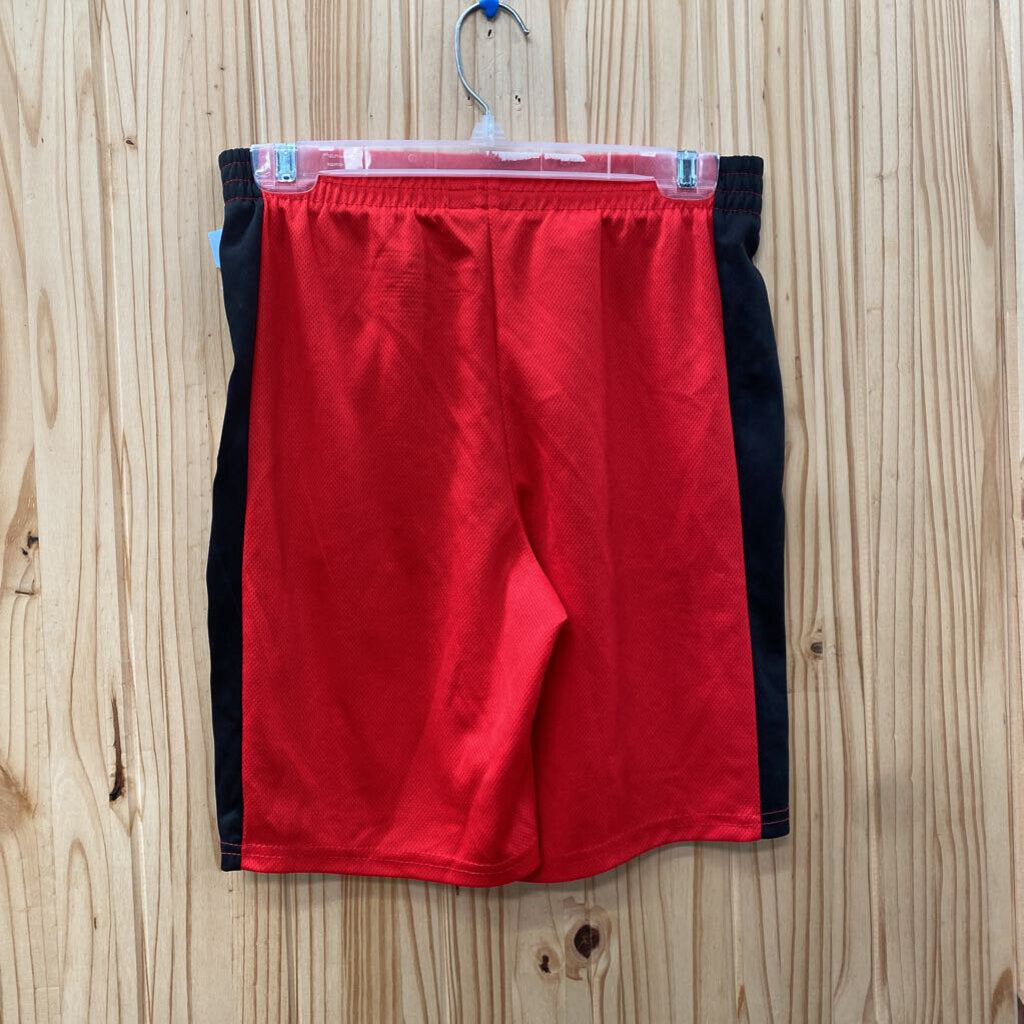 BOYS CHAMPION SHORTS RED/WHITE/BLK 14/16