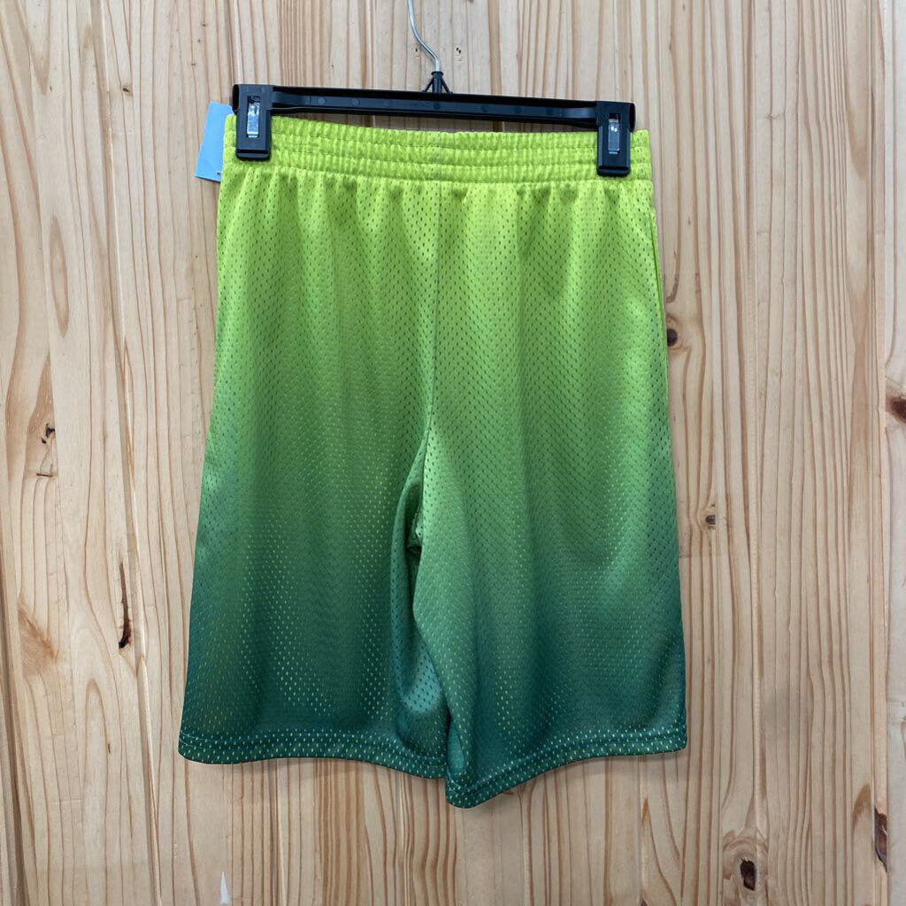 BOYS CHAMPION SHORTS LIME GREEN/GREEN OMBRE L 12