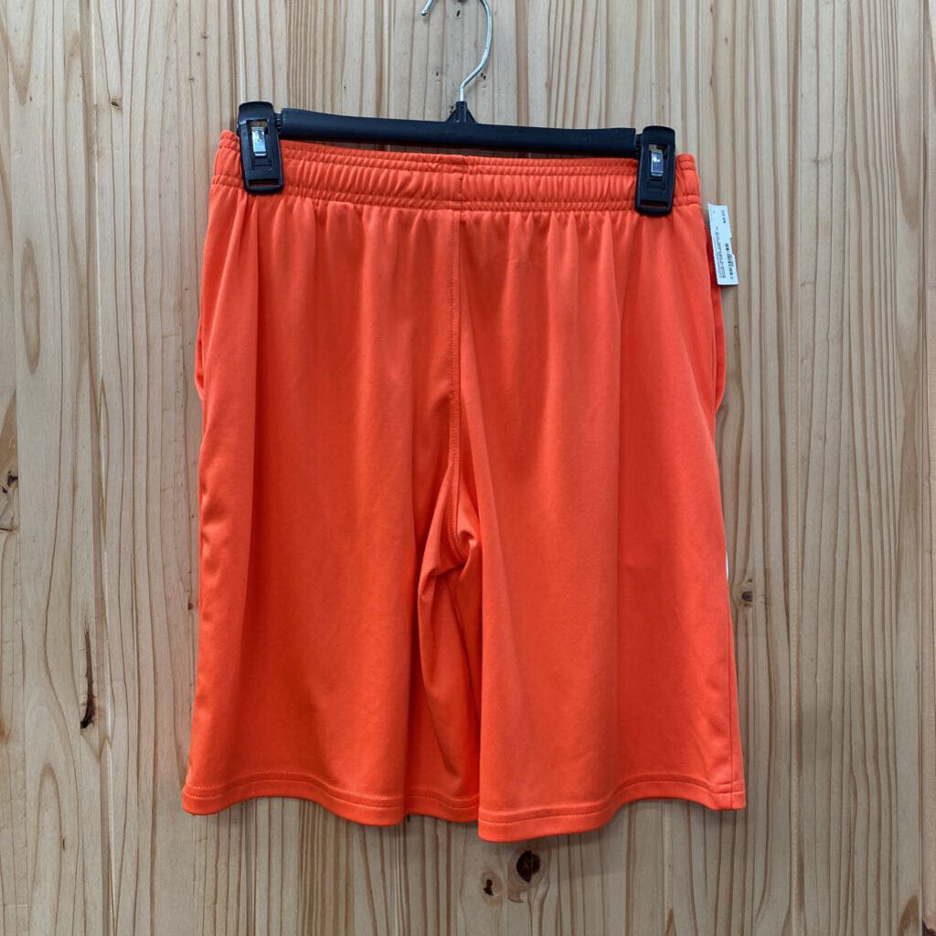 BOYS UNDER ARMOUR SHORTS ORANGE YLG 12