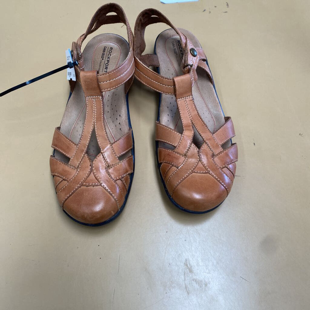 WOMENS ROCKPORT CASUAL SHOES TAN 10