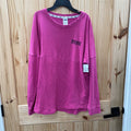 WOMENS VS PINK DK PINK/BLK SWEATSHIRT L