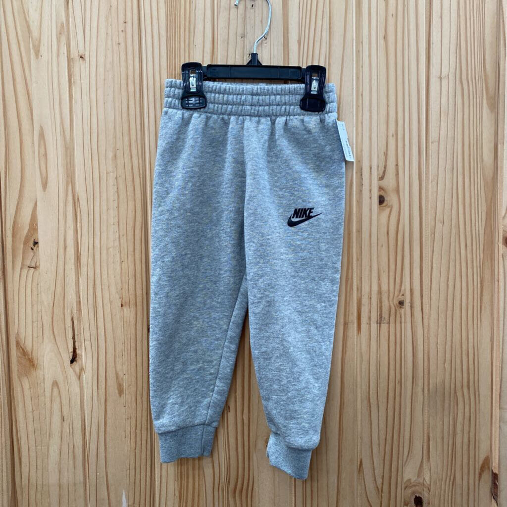 BOYS NIKE PANTS GREY/BLK 3T