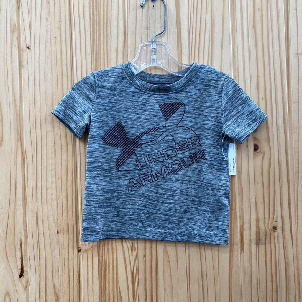 BOYS UNDER ARMOUR GREY SHIRT 12M
