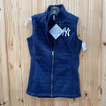 NEW YORK YANKEES VEST NAVY BLUE/WHITE XS ORIG. $109