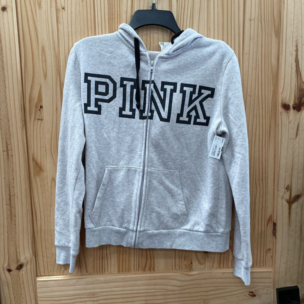WOMENS VS PINK M GREY/BLK JACKET