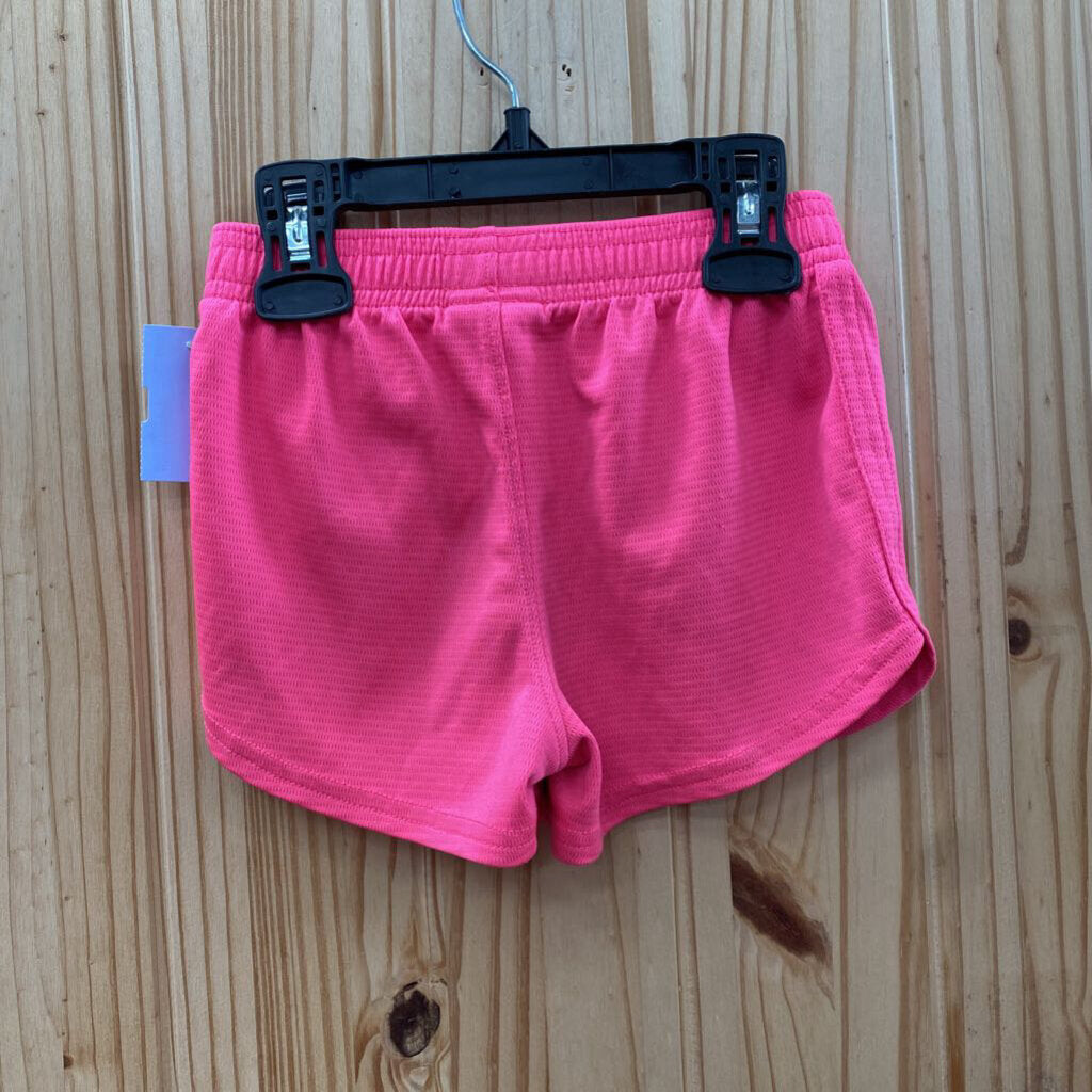 GIRLS UNDER AMROUR 3T PINK SHORTS