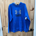 MENS UNDER ARMOUR HOODIE BLUE/BLK/GREY XL
